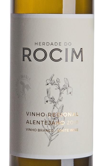 rocim rótulo branco