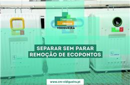 Câmara da Vidigueira remove ecopontos
