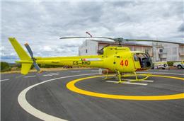 Helicóptero de incêndios rurais regressou ao Centro de Meios Aéreos de Moura