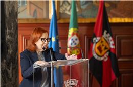 Maria da Graça Carvalho esteve em Beja no passado dia 20