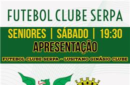 Serpa recebe o Lusitano de Évora em jogo amigável hoje