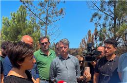 Avaliação de prejuízos do incêndio de Odemira até 12 de setembro