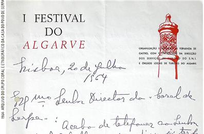 Crónicas do cante: I Festival Nacional de Folclore do Algarve (1964)