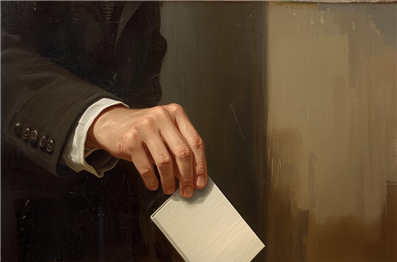 Três candidatos impressos