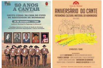 Crónicas do cante: As comemorações do cante como Património Cultural da Humanidade, os grupos corais da região de Évora e os cânticos ao Menino