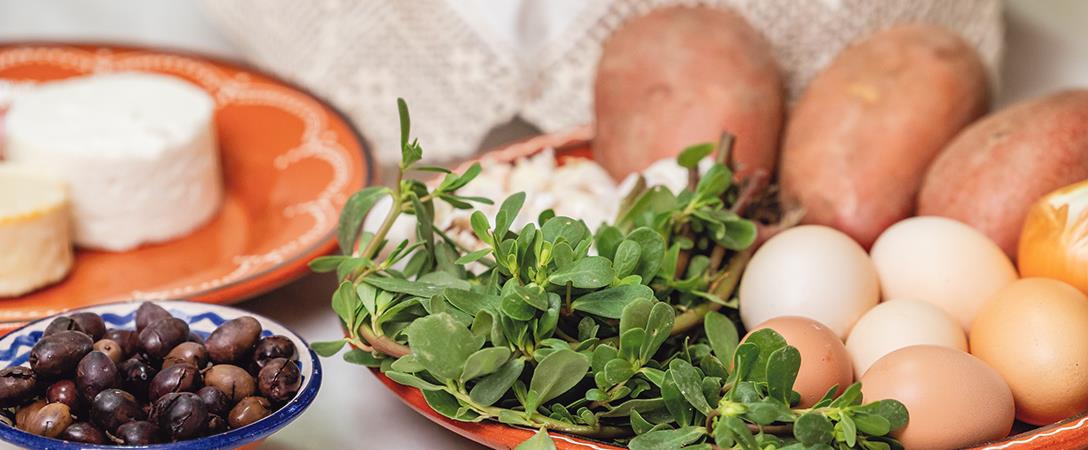o que é hoje o comer? Açorda de beldroegas