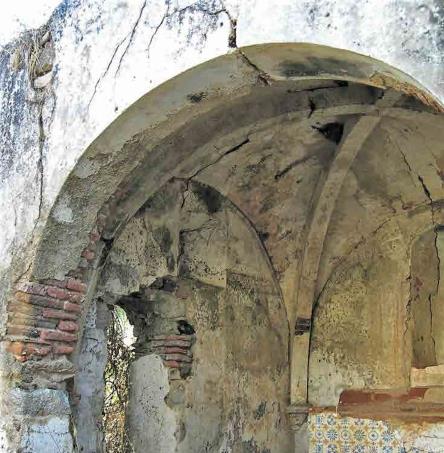 Ruinas da Ermida de São Bartolomeu, perto de Vila Alva