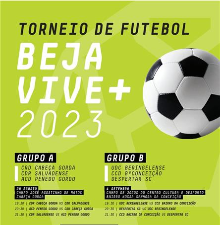Torneio de Futebol “Beja Vive+ 2023”já começou - Diário do Alentejo